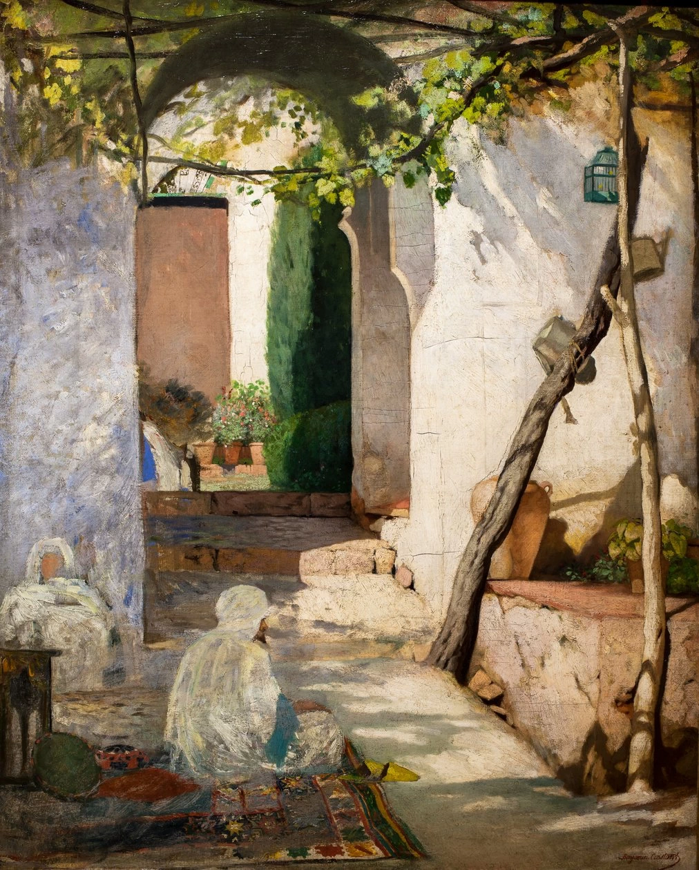 Jean - Joseph Benjamin, Constant, Cortile marocchino, Musee du Quai Branly et des Arts Premiers, Paris